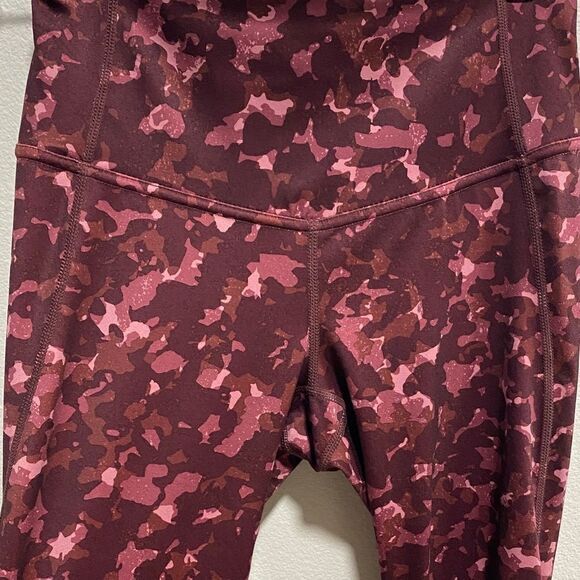 Zella Soft High Waist 7/8‎ Leggings Pink Floral Camo Size Small - Picture 6 of 15